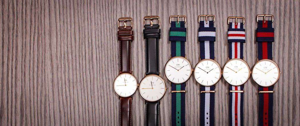 Daniel Wellington: Classic Leather & Ribbon Watches