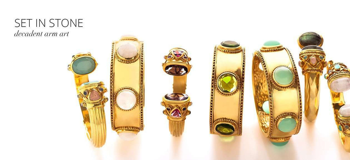 Julie Vos: Gold Cuffs, Earrings & Preppy Jewelry