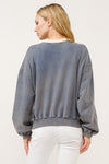 And The Why BEVERLY HILLS 92 CALIFORNIA Contrast Crop Sweatshirt - Country Club Prep