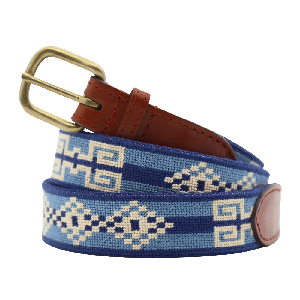 Buenos Aires Needlepoint Belt by Smathers & Branson - Country Club Prep