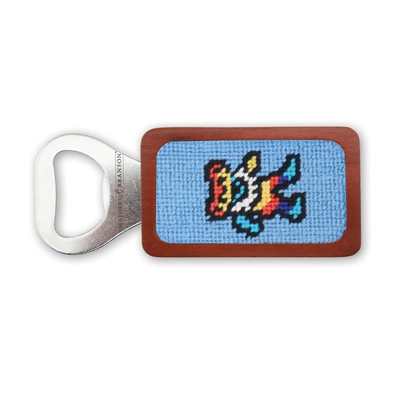 Dancing Bear Tie Dye Needlepoint Bottle Opener by Smathers & Branson - Country Club Prep