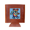 Dancing Bear Tie Dye Needlepoint Can Cooler by Smathers & Branson - Country Club Prep