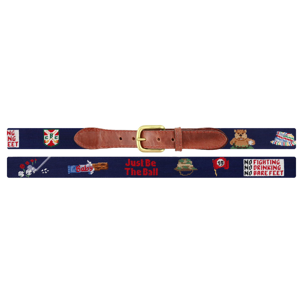 Gopher Golf Life Needlepoint Belt by Smathers & Branson