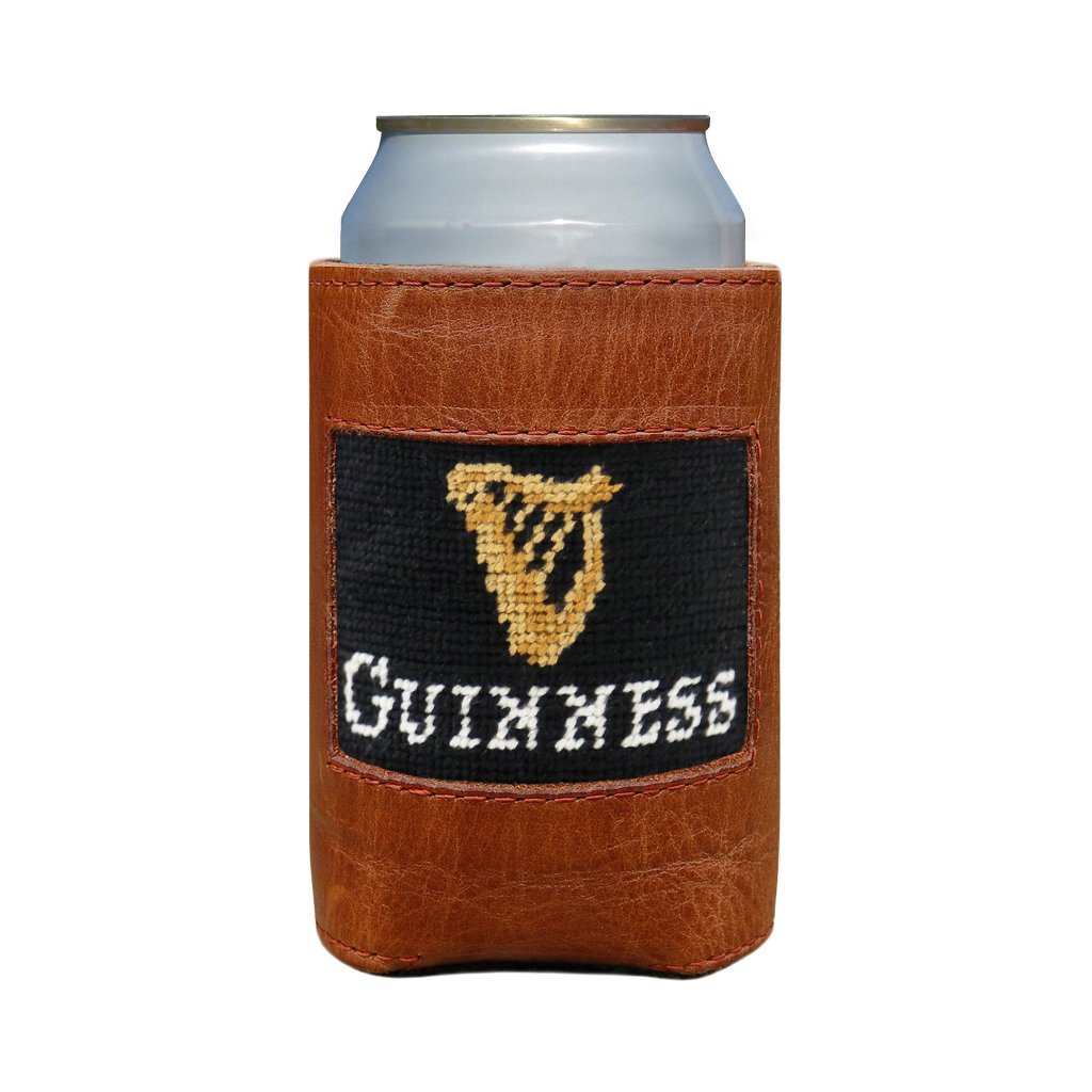 Guinness Needlepoint Can Cooler by Smathers & Branson - Country Club Prep