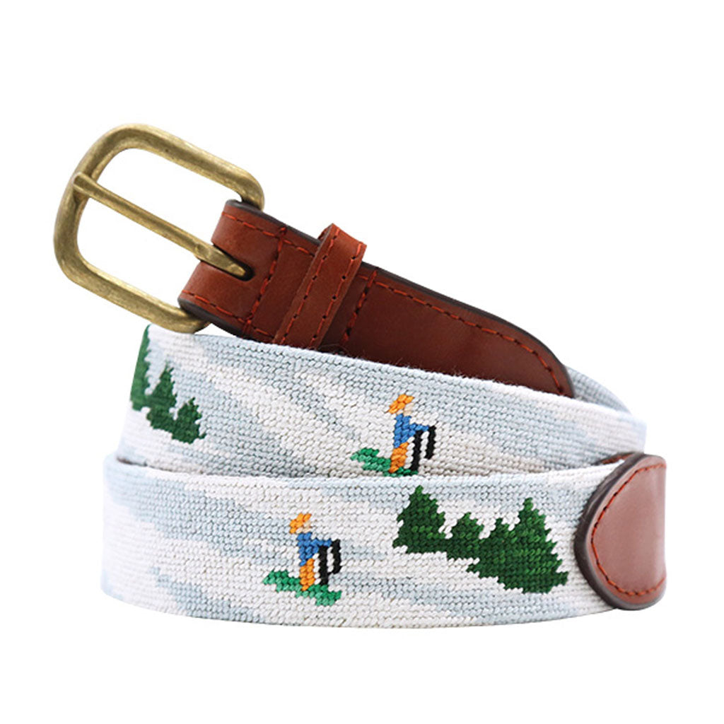 Smathers and Branson Louisville Needlepoint Belt in Beige – Country Club  Prep