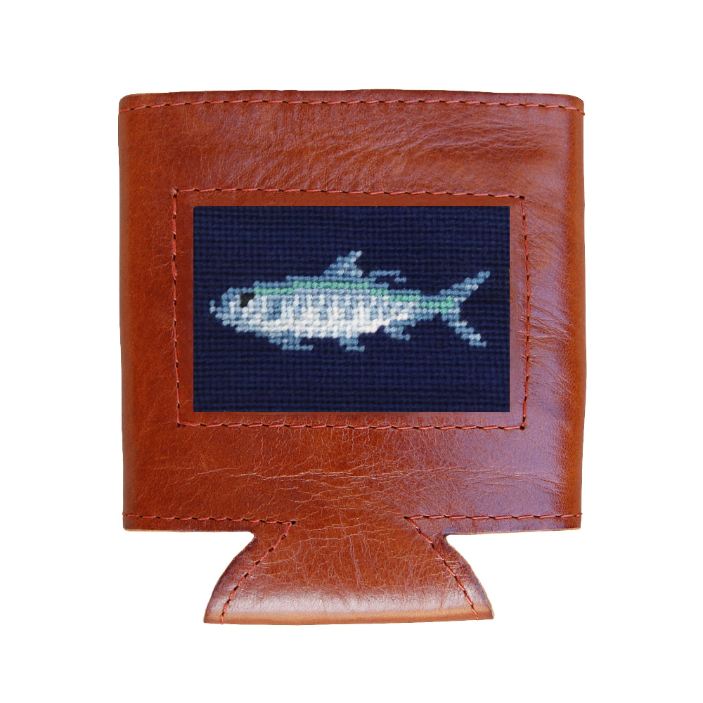 Tarpon Needlepoint Can Cooler by Smathers & Branson - Country Club Prep