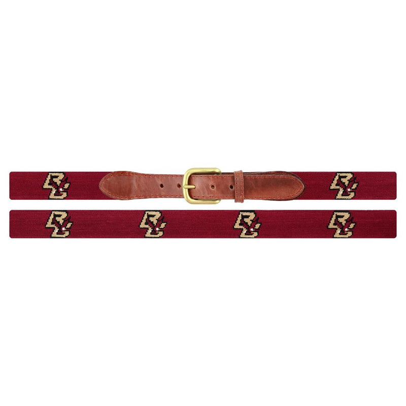 Boston College Needlepoint Belt by Smathers & Branson - Country Club Prep