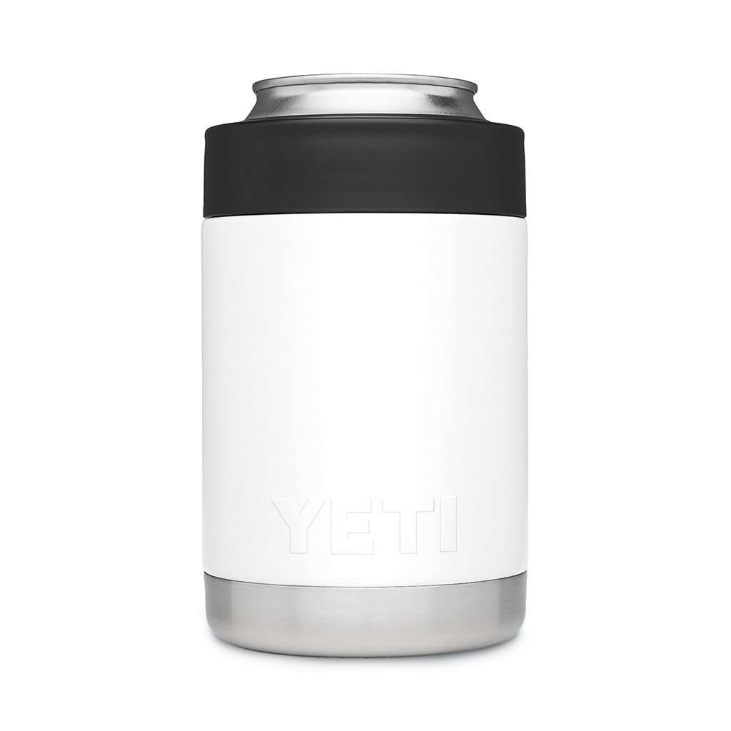 YETI Rambler Colster Stainless Steel White Bottle/Can Holder at