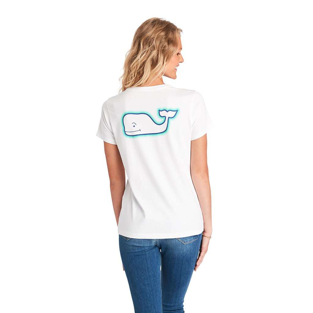 Women's Radiant Whale Pocket Tee by Vineyard Vines