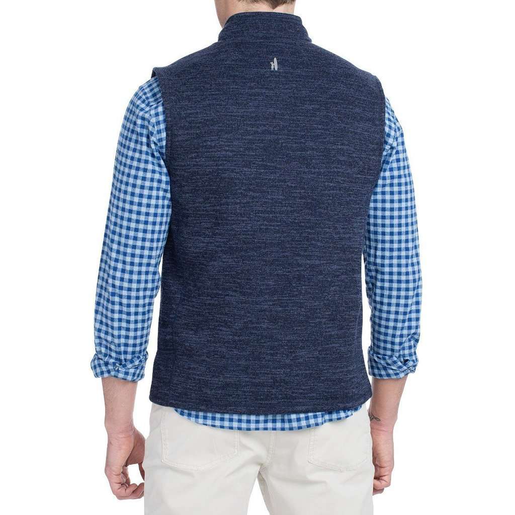 Johnnie-O Tahoe 2 Way Zip Front Fleece Vest | Free Shipping