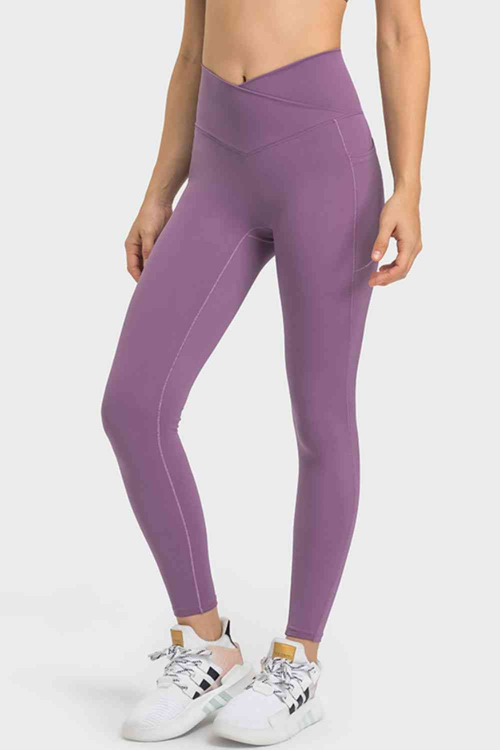 Lululemon Womens 6 Purple Tie Dye Criss Cross Align Legging Yoga Pant