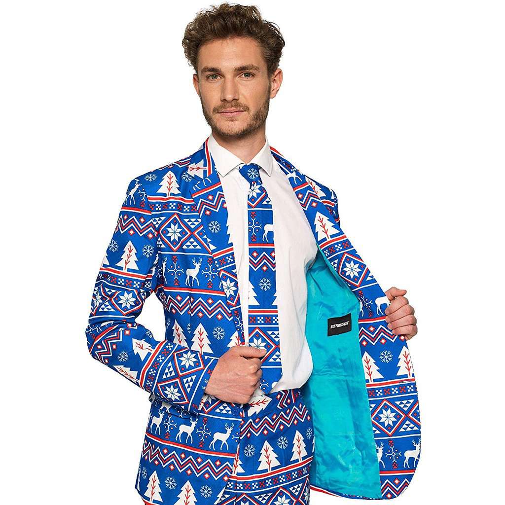 Christmas hot sale suit blue