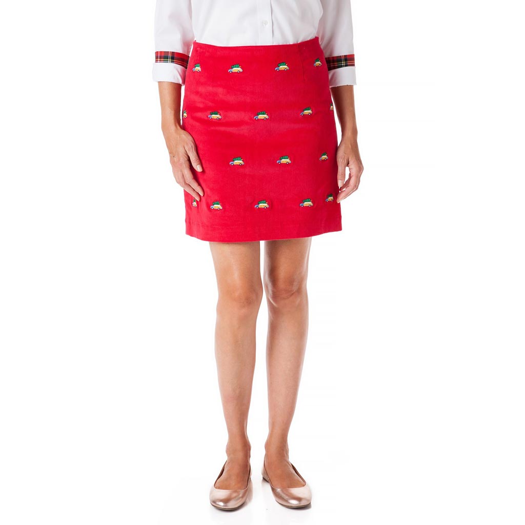 Castaway Clothing Ali Skirt with Woody & Christmas Trees – Country Club Prep