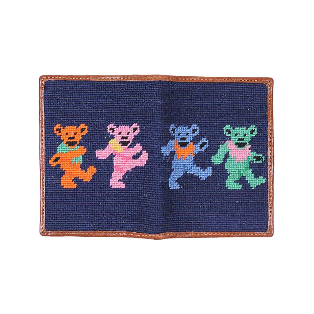 Smathers & Branson Dancing Bears Needlepoint Passport Case – Country Club  Prep