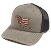 USA Leather Pointer Hat by Southern Snap Co. - Country Club Prep