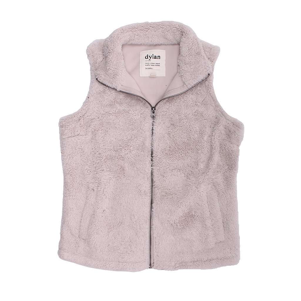 True Grit (Dylan) Polar Fleece Shelly Vest in Ivory – Country Club