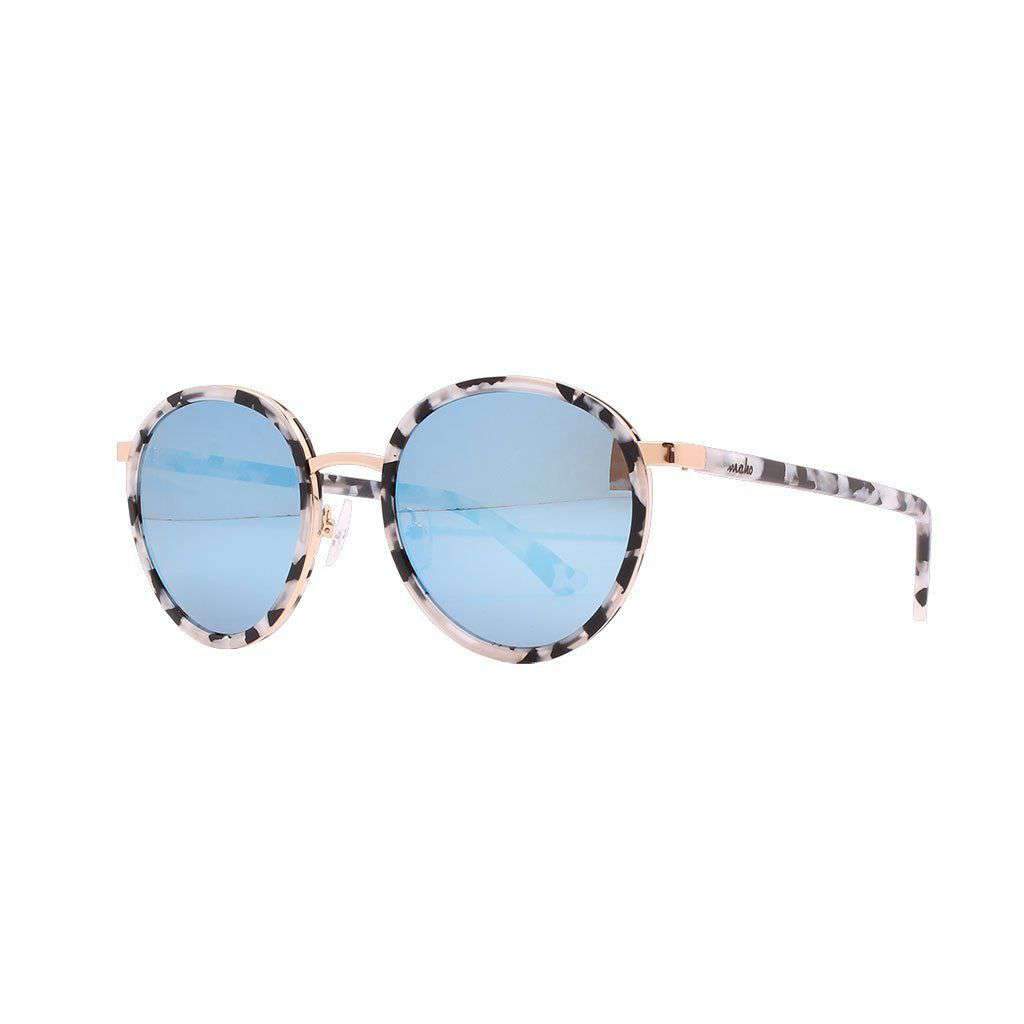 Unisex Blue Marble Aviator Sunglasses