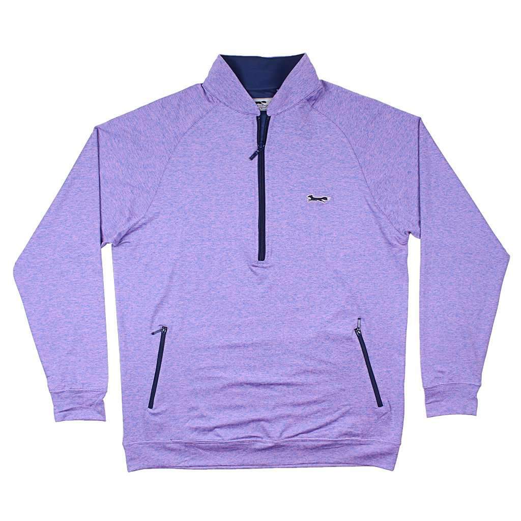 Country Club Prep Longshanks 1/4 Performance Pullover in Paisley
