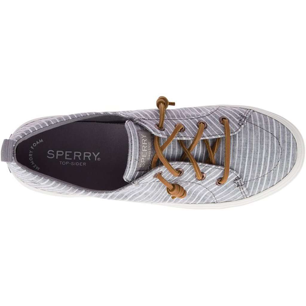 Sperry women's crest vibe chambray stripe sneaker new arrivals