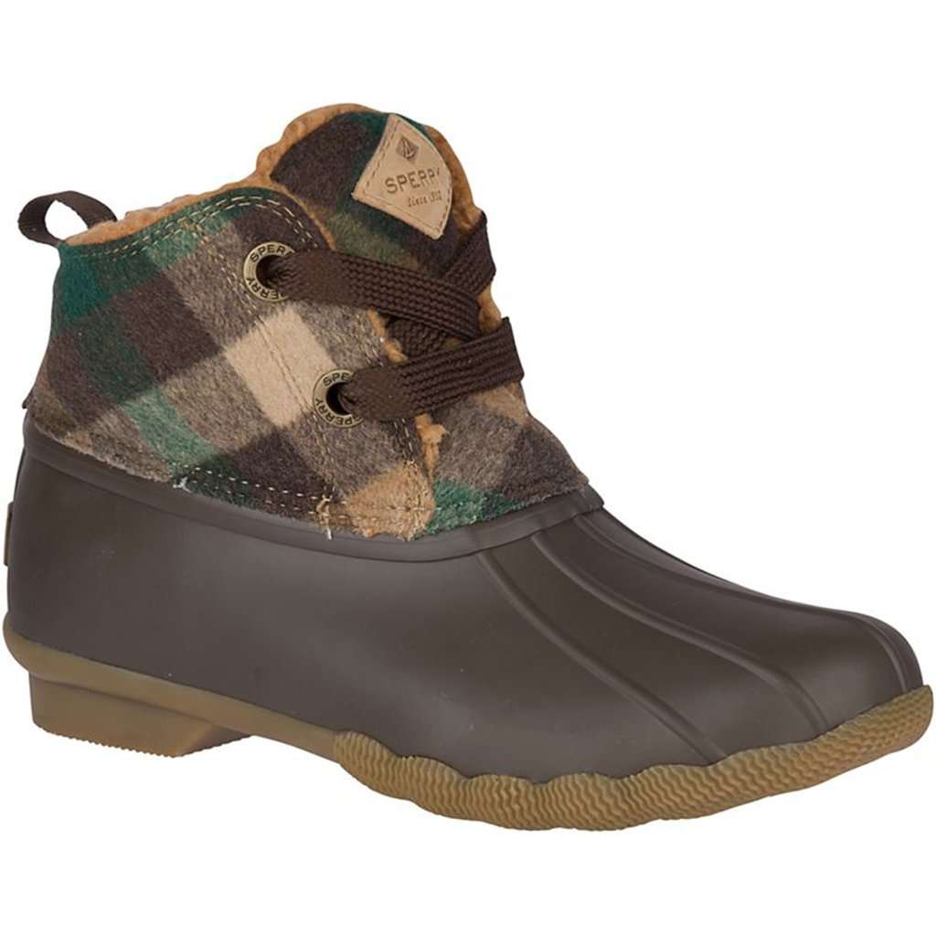 Sperry plaid on sale duck boots