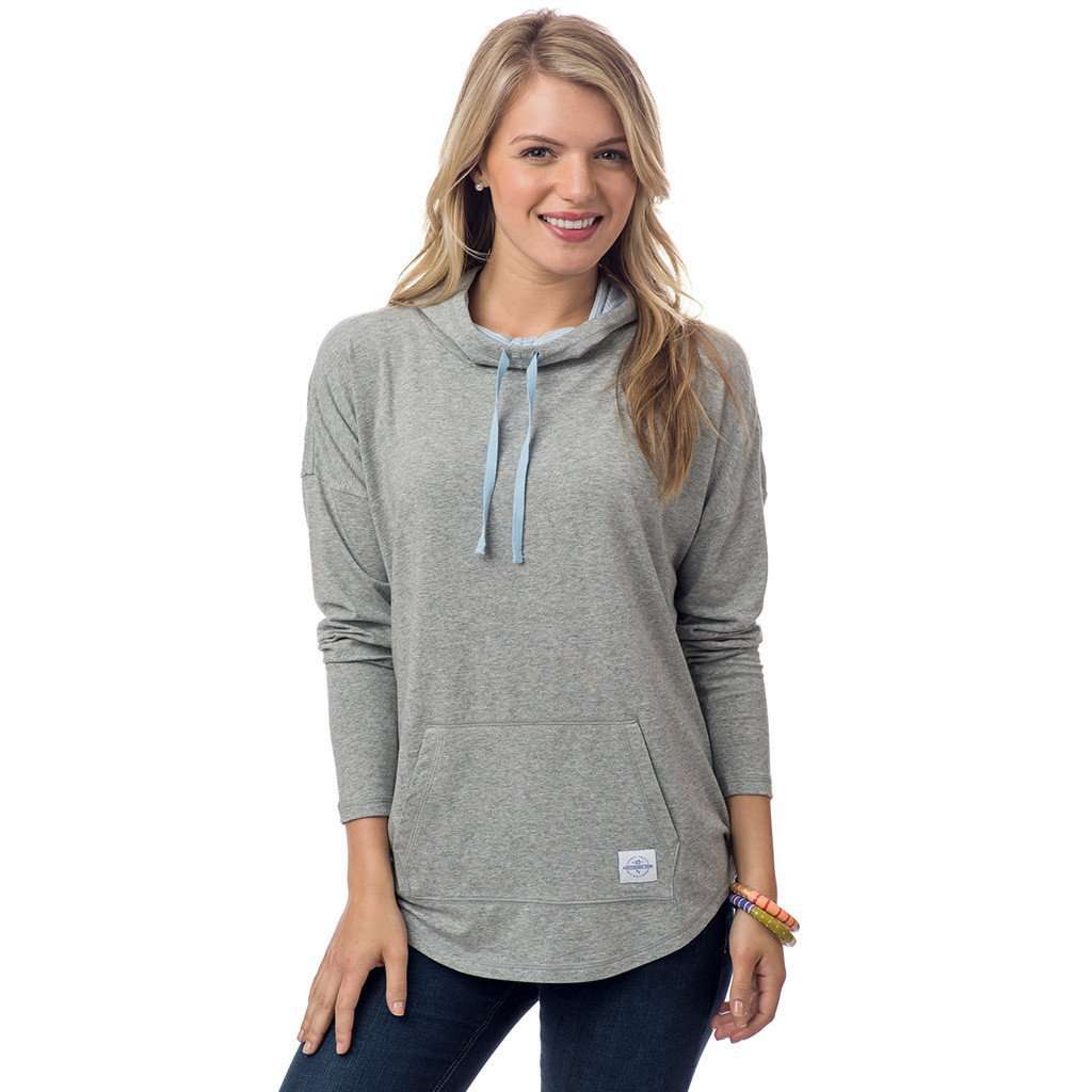 Southern Tide Women's Skipper Hoodie in Grey Heather – Country