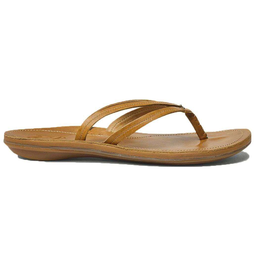 Olukai Women s U I Sandal in Sahara Brown Country Club Prep