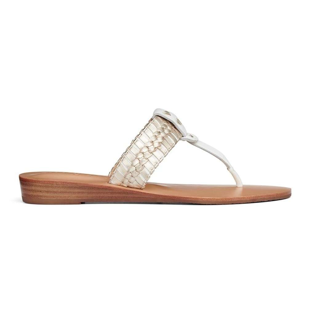 Jack Rogers Women's Jacks Whipstitch Mid Stacked Wedge Sandals - Macy's