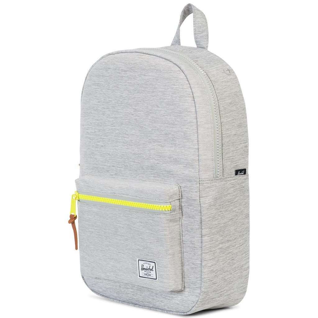 Settlement Mid Volume Backpack in Light Grey Crosshatch by Herschel Supply Co. - Country Club Prep