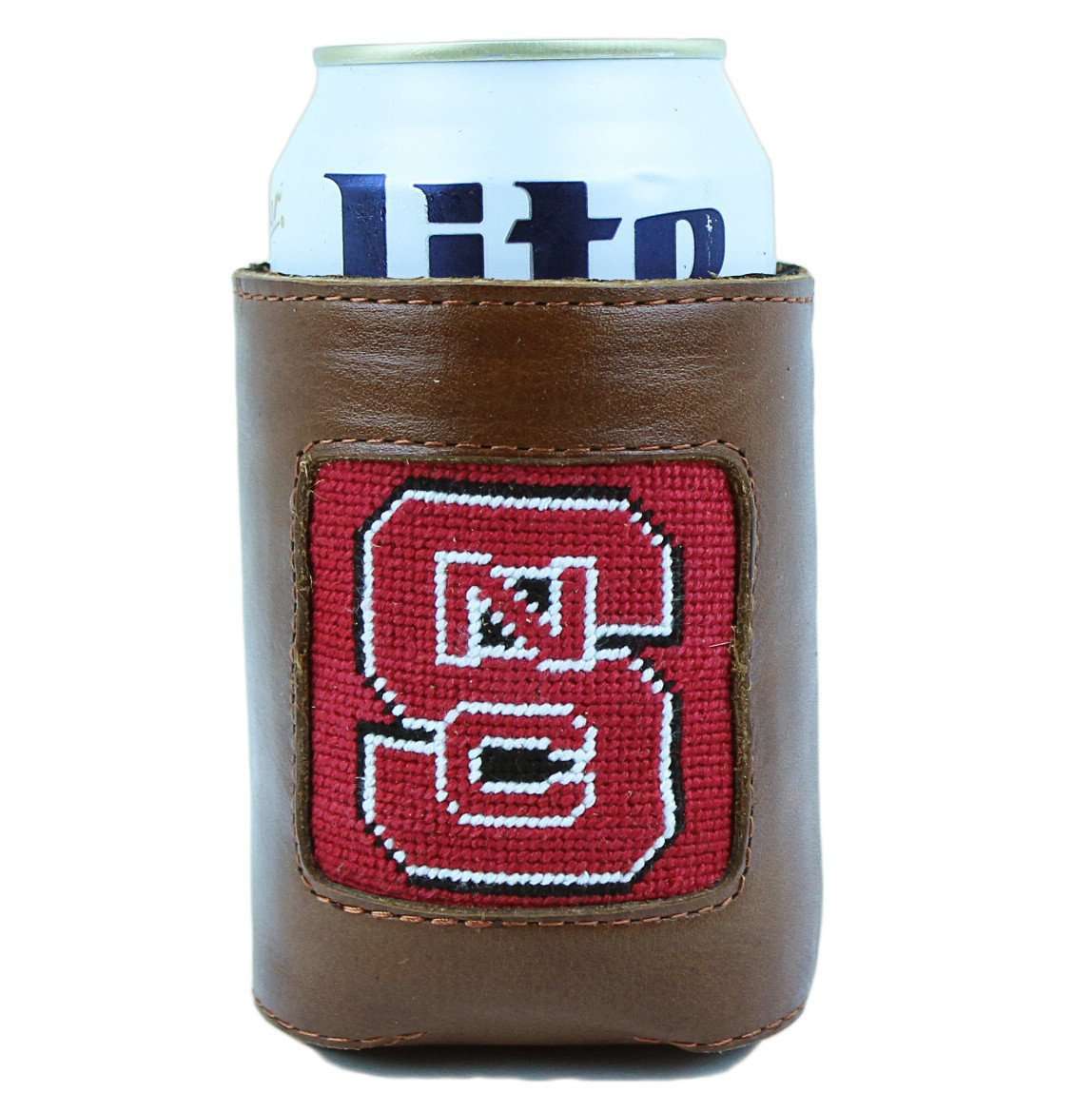 Beer Cans Leather Coozie by Smathers & Branson