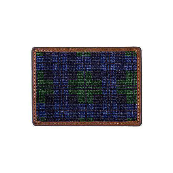 Smathers and Branson Louisville Needlepoint Wallet in Black
