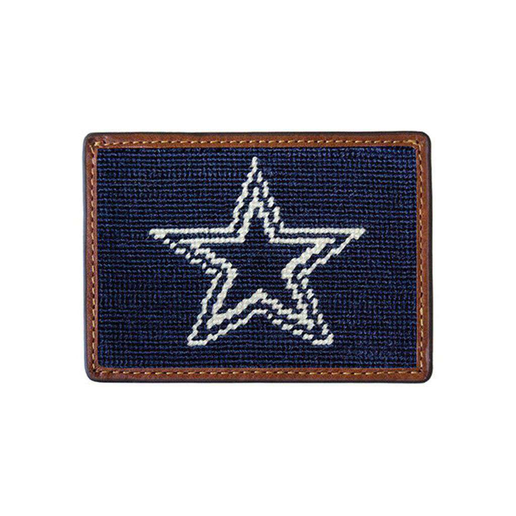 Smathers & Branson Dallas Cowboys Needlepoint Credit Card Wallet