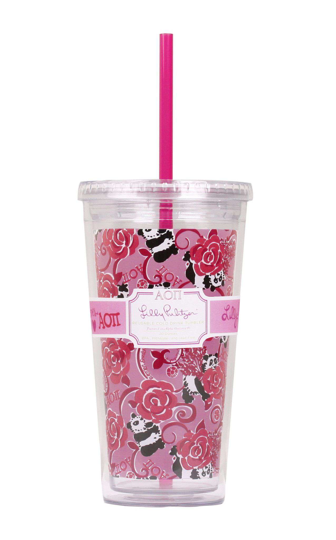 https://www.countryclubprep.com/cdn/shop/products/cups-glassware-alpha-omicron-pi-tumbler-with-straw-by-lilly-pulitzer-1.jpg?v=1578512652