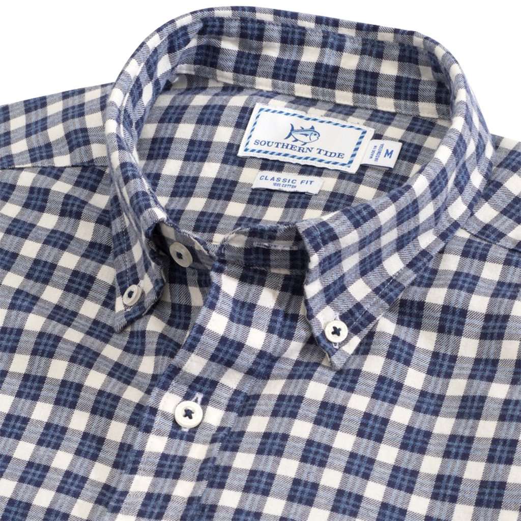 Lot of 5 Mens Collared Dress Shirts Small popular Preppy Blues Button Ups