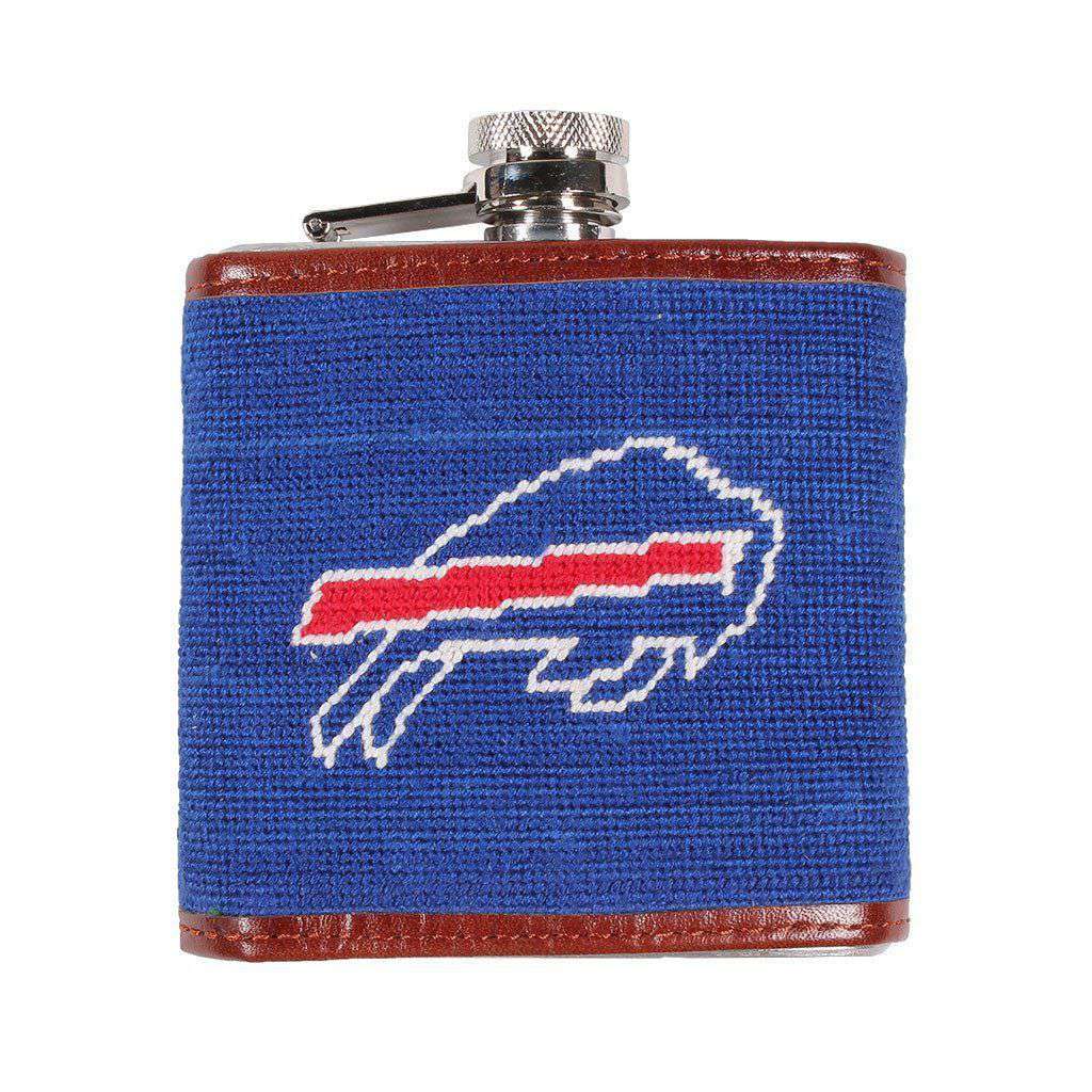 Fish Needlepoint Flask