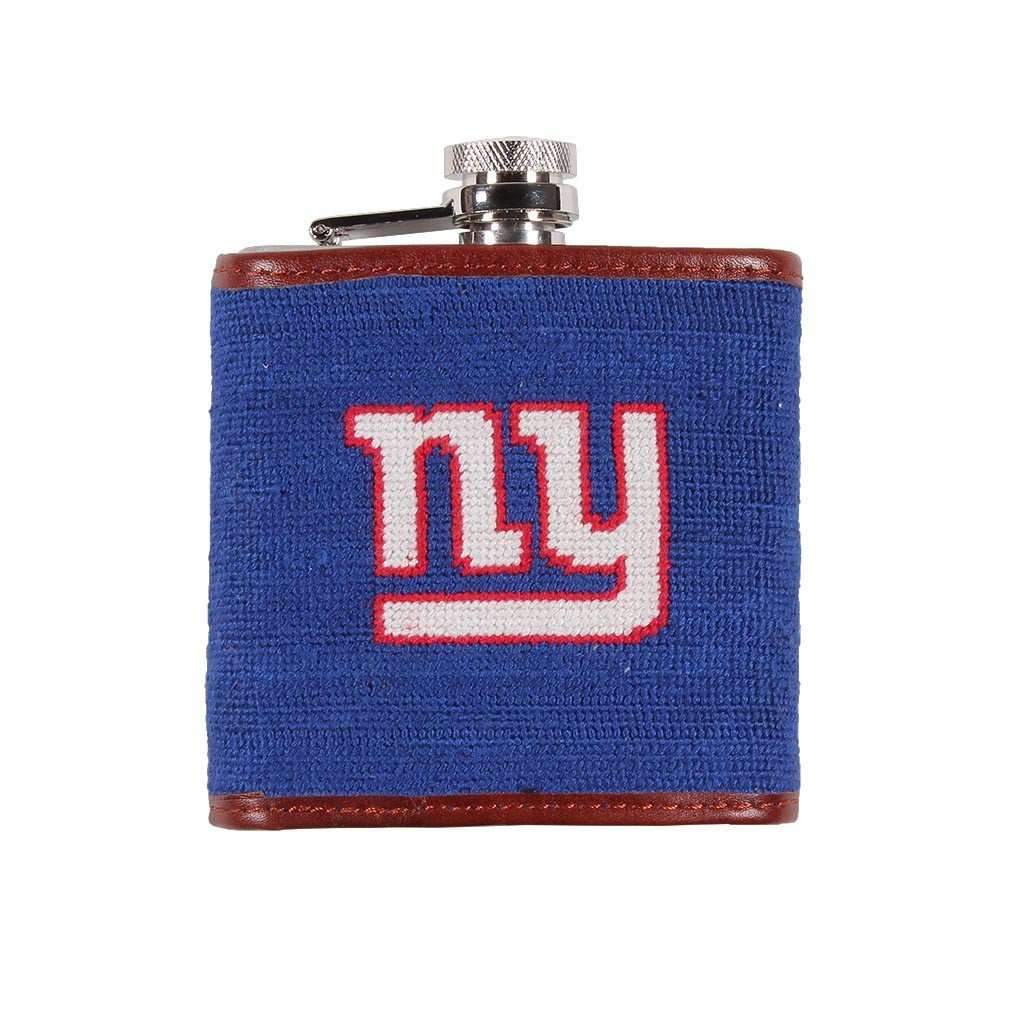 Smathers & Branson New York Giants Needlepoint Flask Country Club Prep