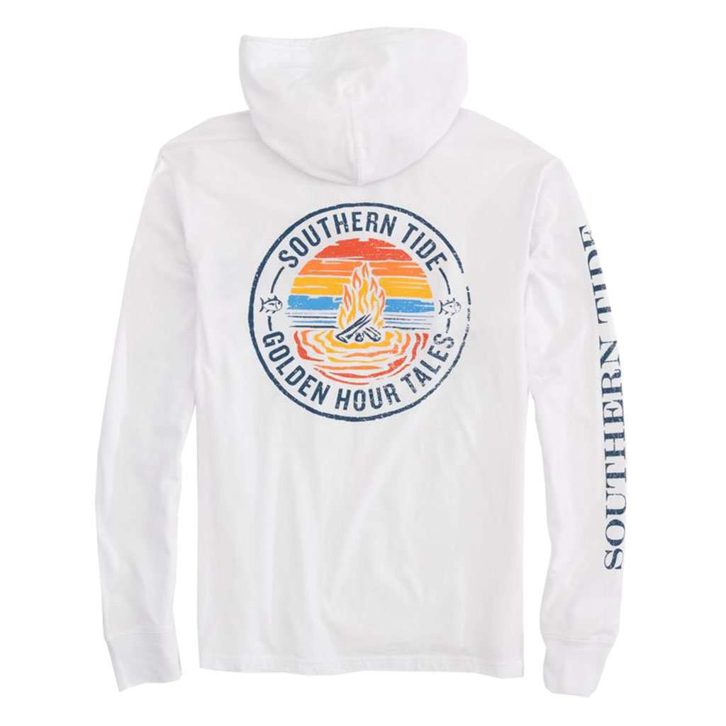 Southern Tide Golden Hour Tales Long Sleeve Hoodie T Shirt Free