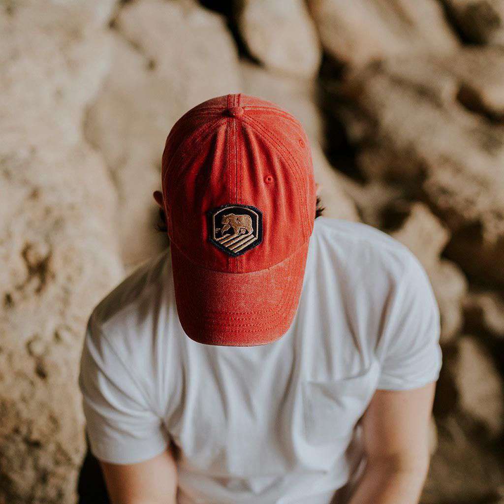 The Normal Brand Faded Active Wear Cap in Red – Country Club Prep