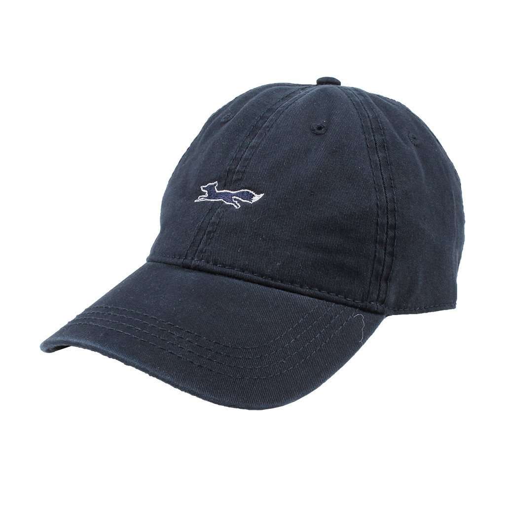 Longshanks Solid Logo Hat in Navy Twill by Country Club Prep - Country Club Prep