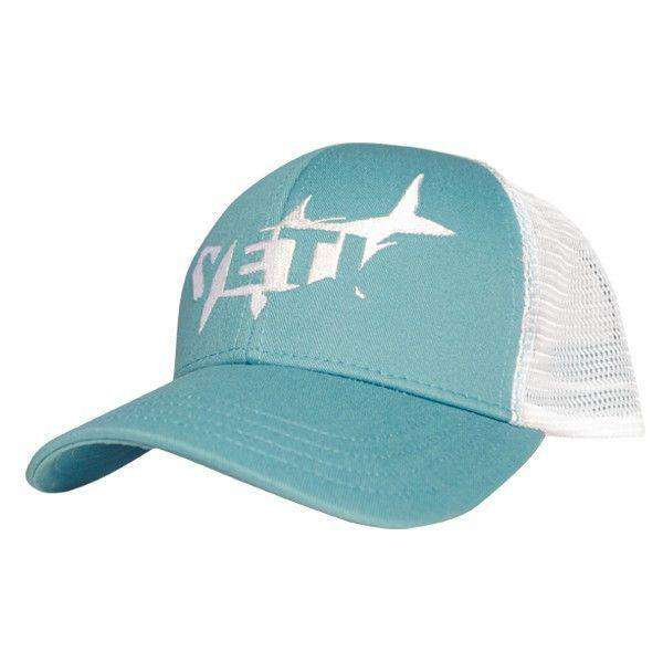 FL Redfish Tail Fin Hat (Heather Grey/white)