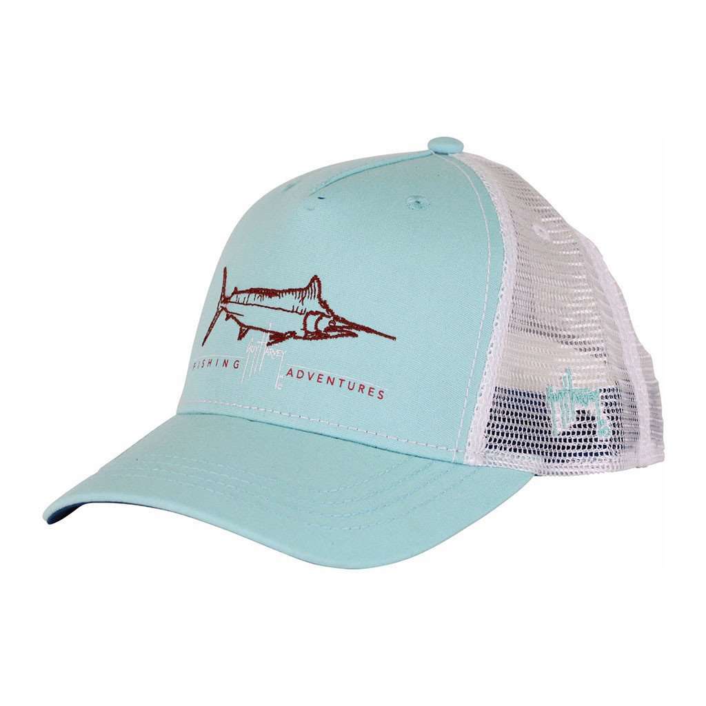 Guy Harvey Tight Line Hat in Mint – Country Club Prep