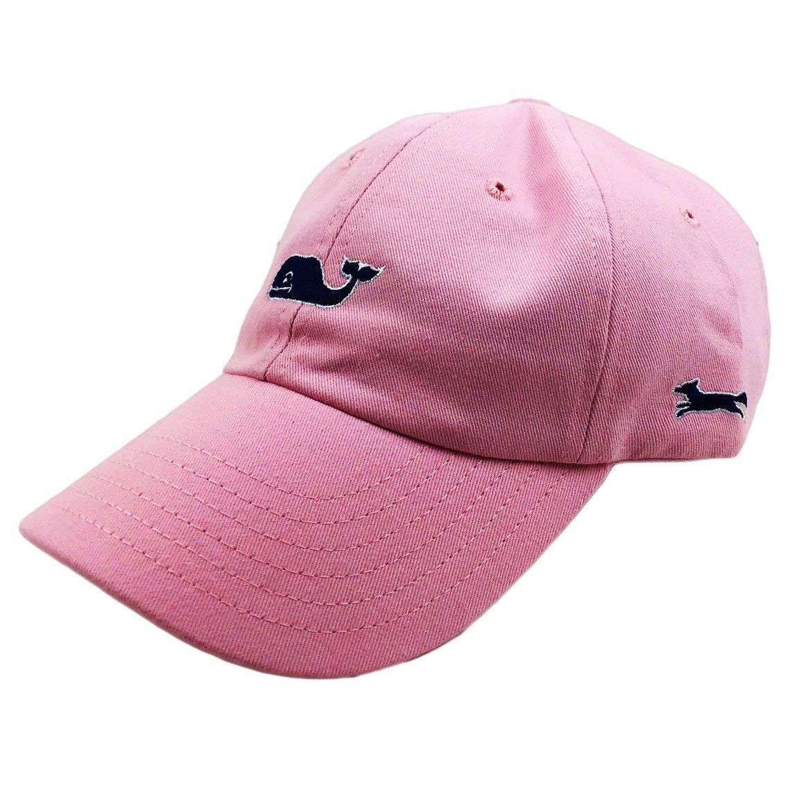 VINEYARD VINES Men's Whale Logo Baseball Hat, Vineyard Navy, One Size