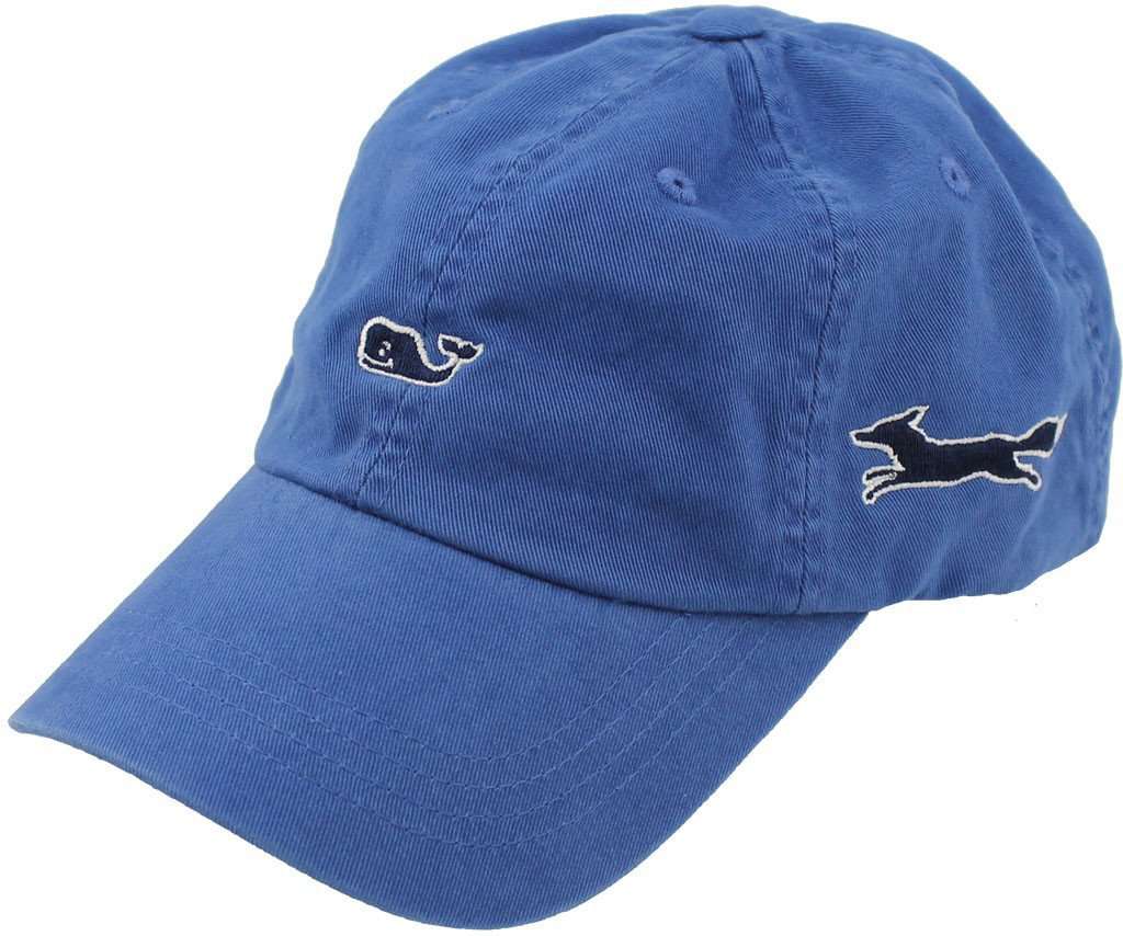 Vineyard Vines Whale Logo Baseball Hat in Royal Blue – Country