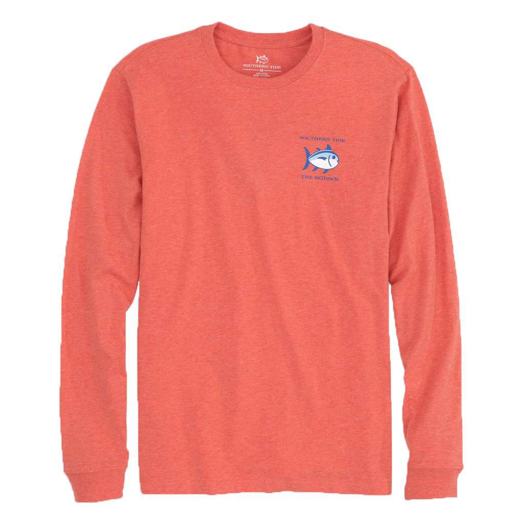 Southern Tide Long Sleeve Heathered Skipjack T-Shirt – Country Club Prep