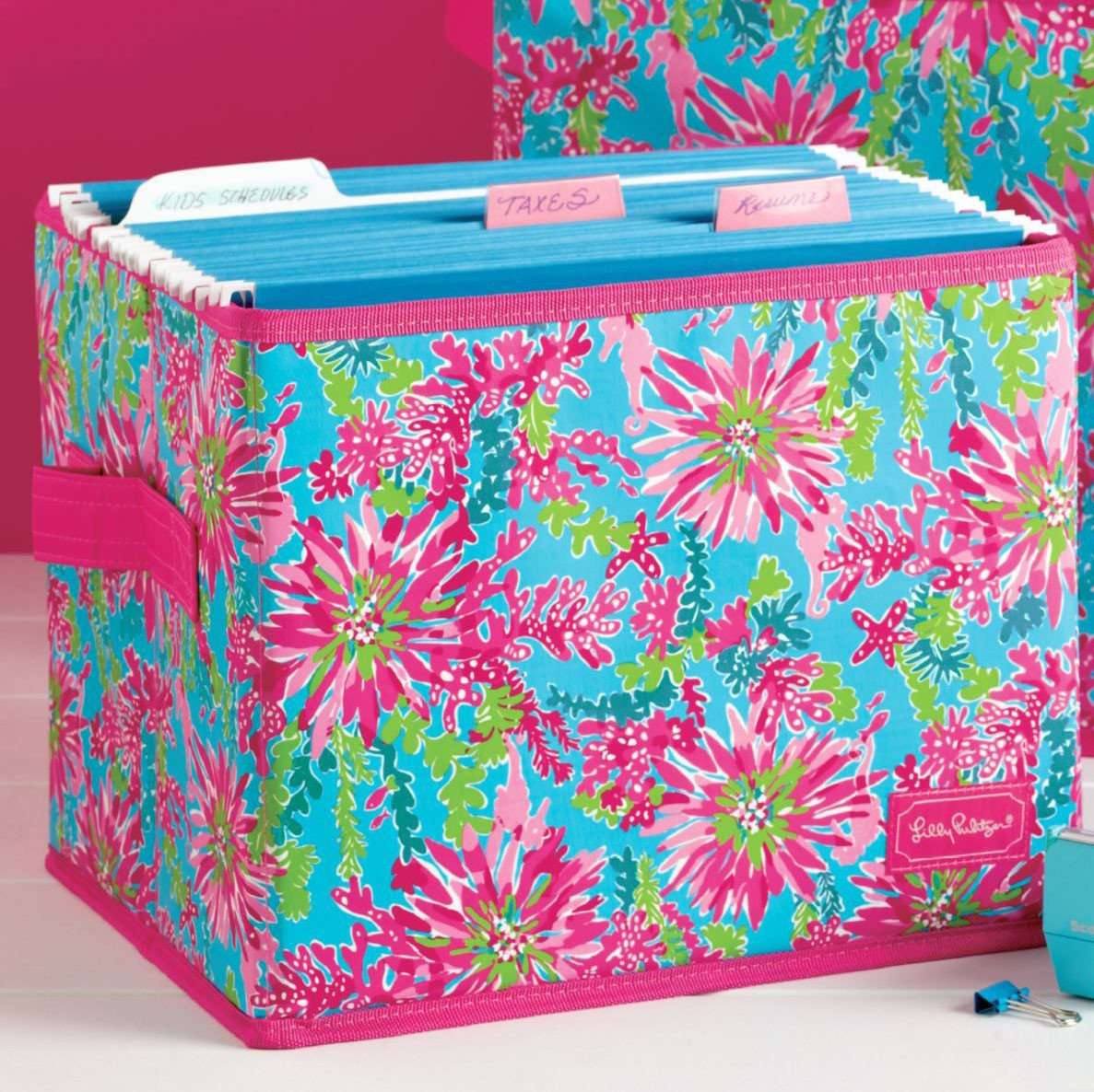 Lilly Pulitzer Inspired Storage buy Cubes (Set Of 4)