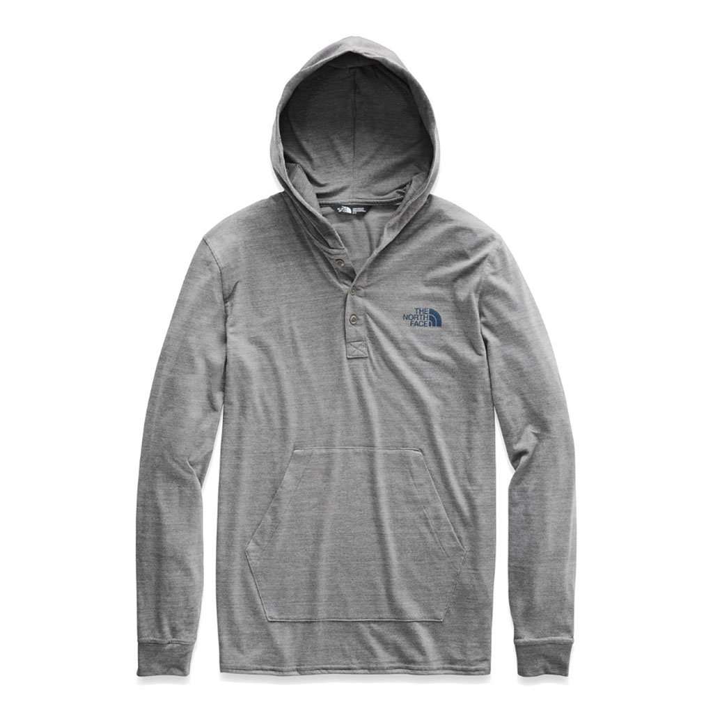 North face tri on sale blend henley hoodie