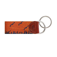 Bird Hunter Key Fob in Orange by Smathers & Branson - Country Club Prep