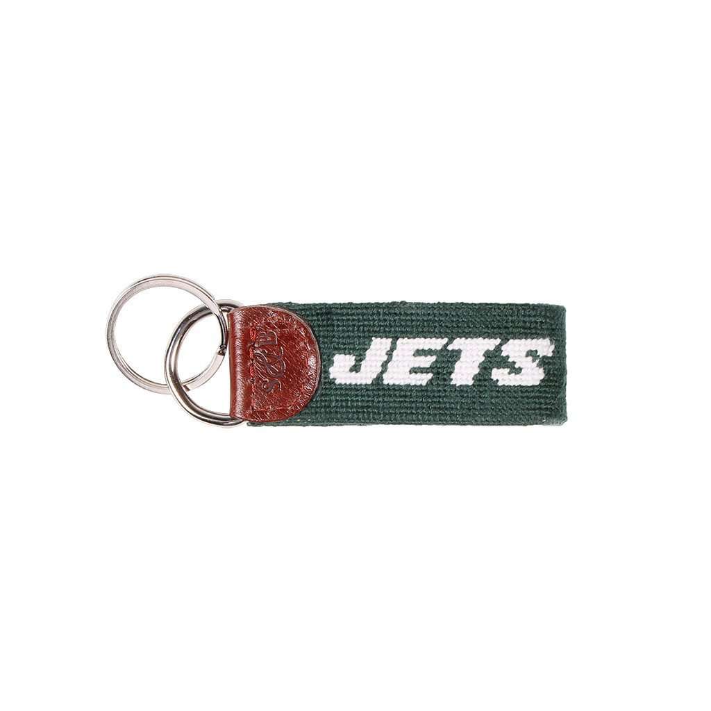 Smathers & Branson New York Jets Needlepoint Key Fob – Country Club Prep