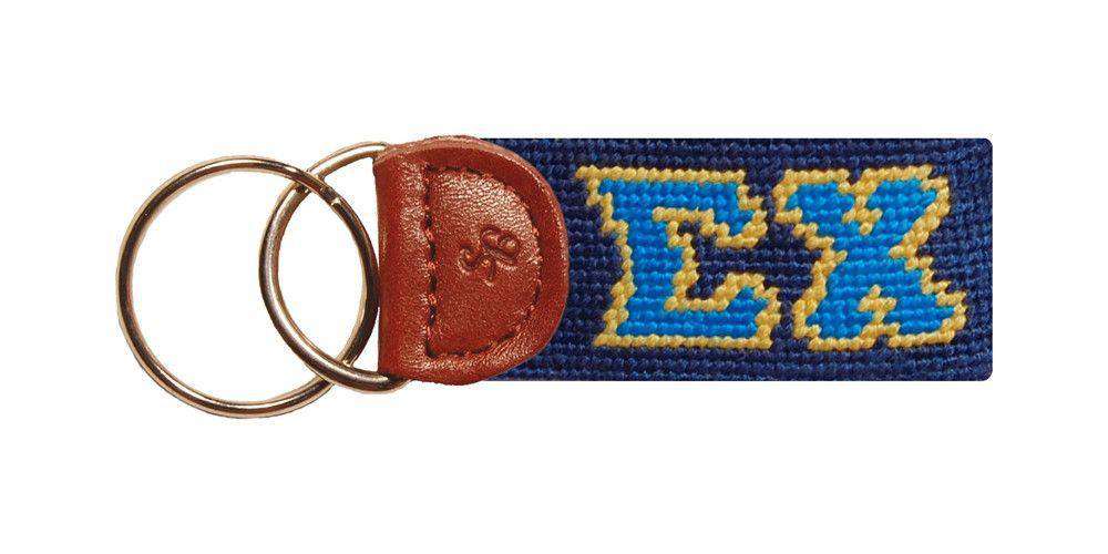 Monogrammed Needlepoint Key Fob