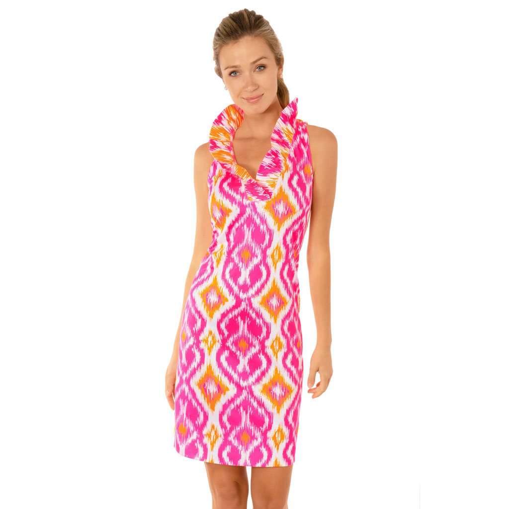 Gretchen scott outlet ruffle neck dress