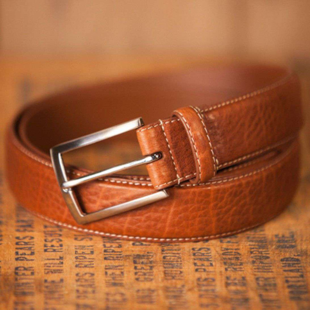 Buffalo Jackson Bozeman Bison Belt in Walnut – Country Club Prep